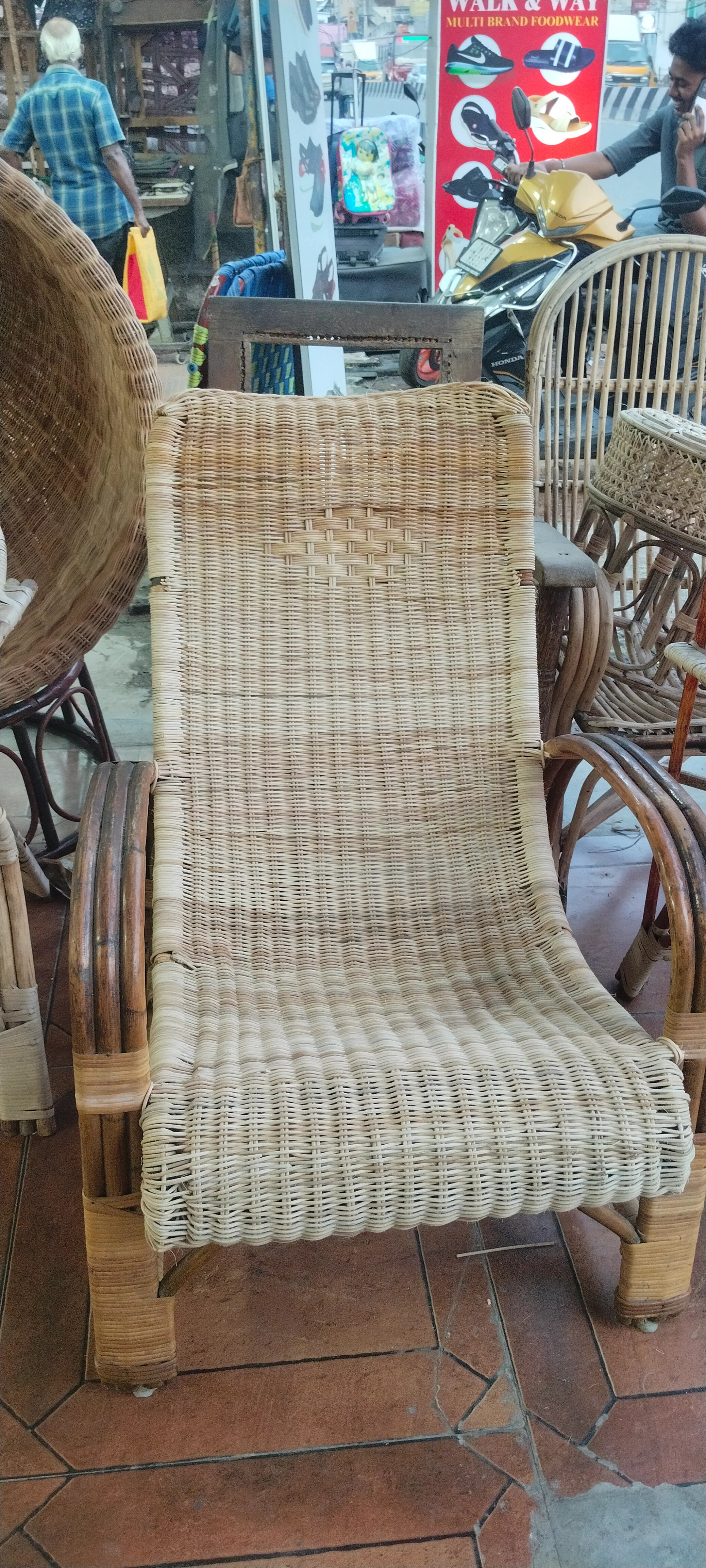 Cane Easy Chair - Comfortable Relaxing Chair Chennai